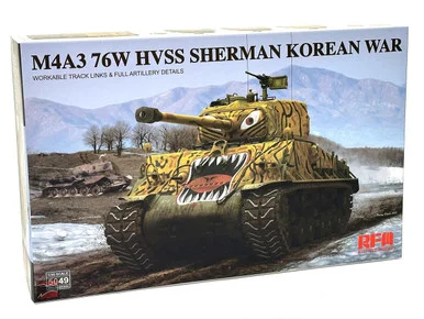 1/35 Ryefield Model M4A3 76W HVSS Sherman Korean W