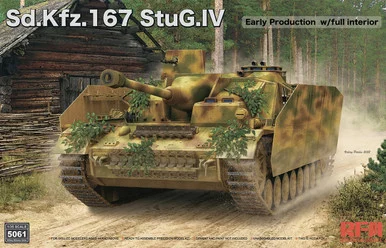 1/35 Ryefield Model Sd.Kfz.167 StuG.IV Early Production w/full interior & workable track links
