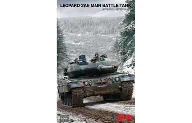 1/35 Ryefield Leopard 2A6 Main Battle Tank with full Interior