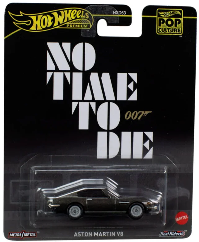 Hot Wheels Aston Martin V8 "No Time To Die" 1/64 Scale Diecast Car - Mattel