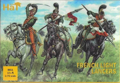 HaT Industrie 8011 French Lancers 1/72 Scale Model Kit - Hat Industries