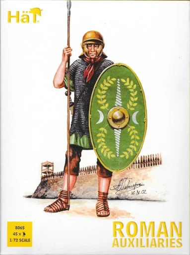 HaT Industrie 8065 Flavian Era Roman Auxiliaries 1/72 Scale Model Kit - Hat Industries