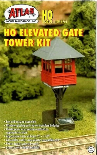 Atlas Model Railroad 701 HO Elevated Gate Tower Kit