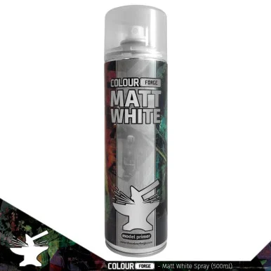 Colour Forge Spray: Matt White (500ml) - Colour Forge - CRF