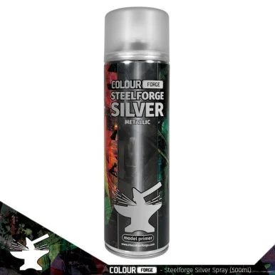 Colour Forge Spray: Steelforge Silver (500ml) - Colour Forge - CRF