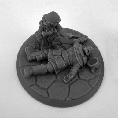 07211 - Bones USA Dungeon Dwellers: "The Healer" Cleric and Fighter Vignette