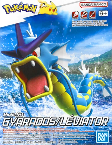 Bandai 2638107 Pokemon #52 Gyarados / Leviator Model Kit