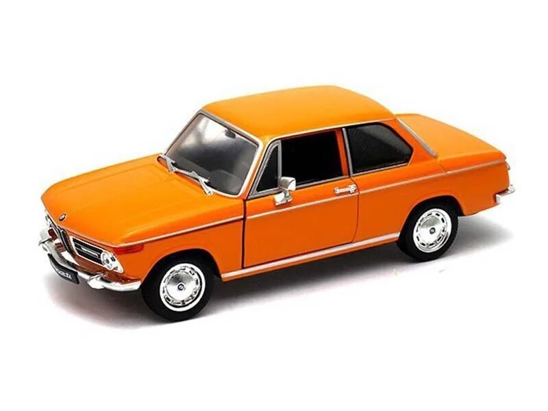 BMW 2002ti (Orange), 1/24 Scale Diecast Car - Welly