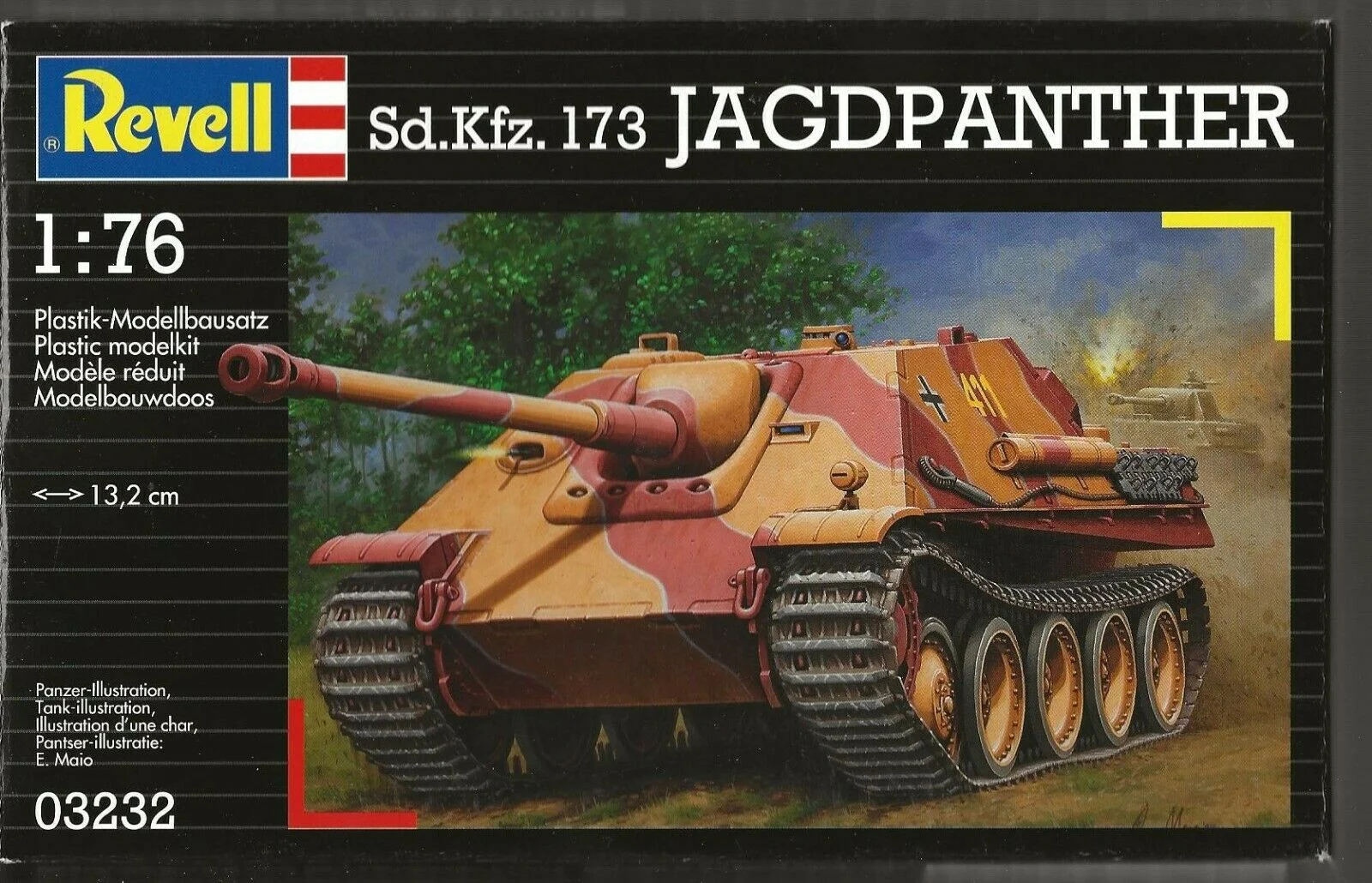 SdKfz 173 Jagdpanther 1/76 Scale Model Kit - Revell Germany