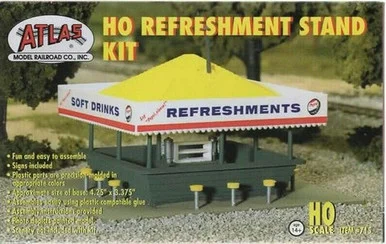 Atlas Model Railroad 715 HO Refreshment Stand Kit