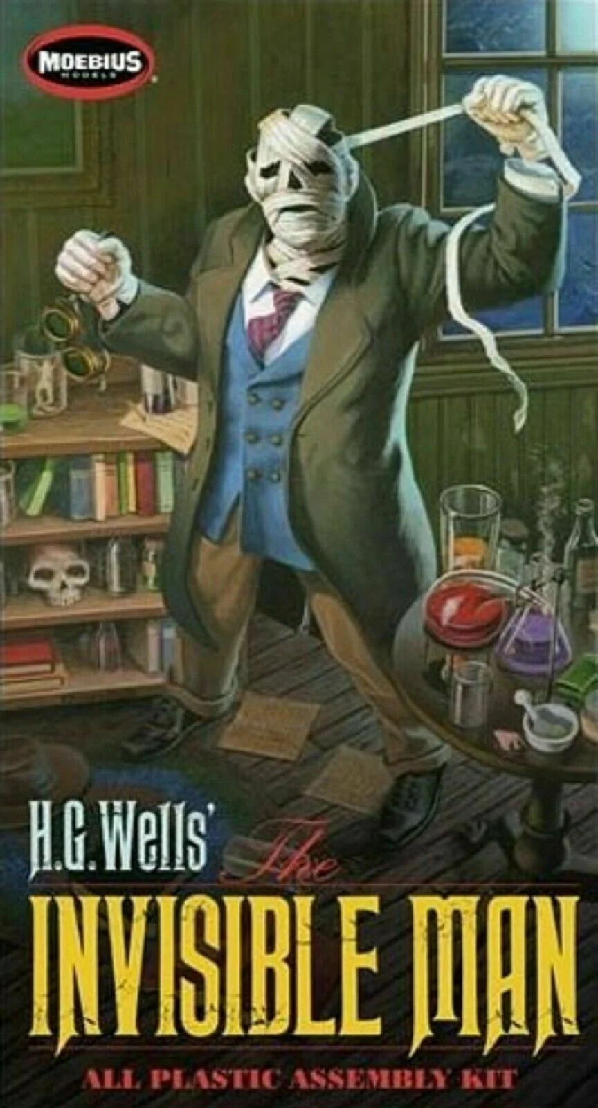 H.G. Wells The Invisible Man 1/8 Scale Model Kit - Moebius Models