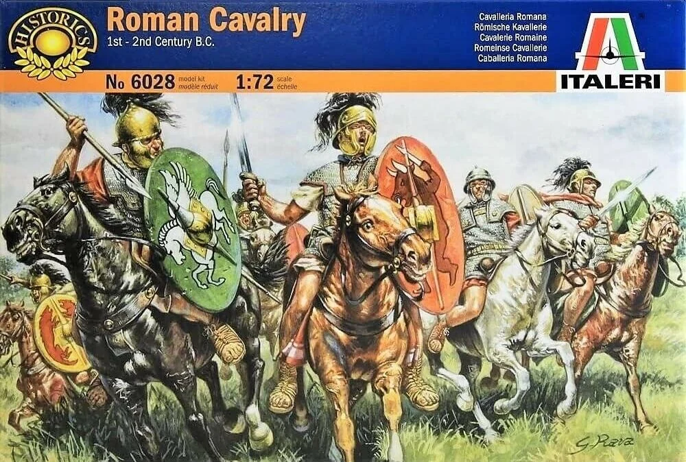 Roman Cavalry 1st – 2nd Century B.C., 1/72 Scale Plastic Figures - Italeri