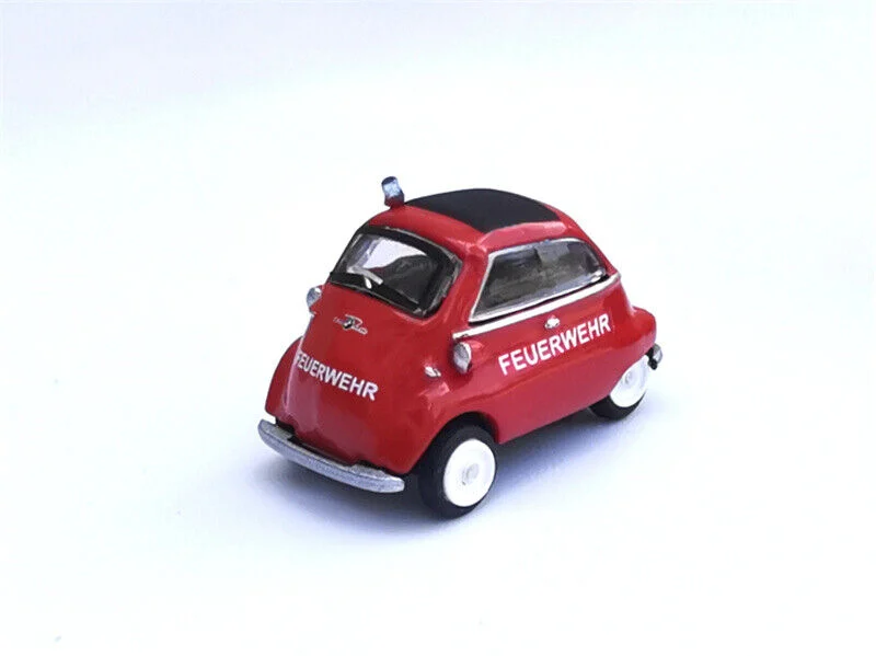 BMW Isetta “Feuerwehr” (Red) 1:87 (HO) Scale Diecast Model - Schuco
