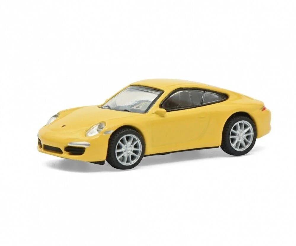 Porsche 911 (991) Carrera S (Yellow) 1:87 (HO) Scale Diecast Model - Schuco