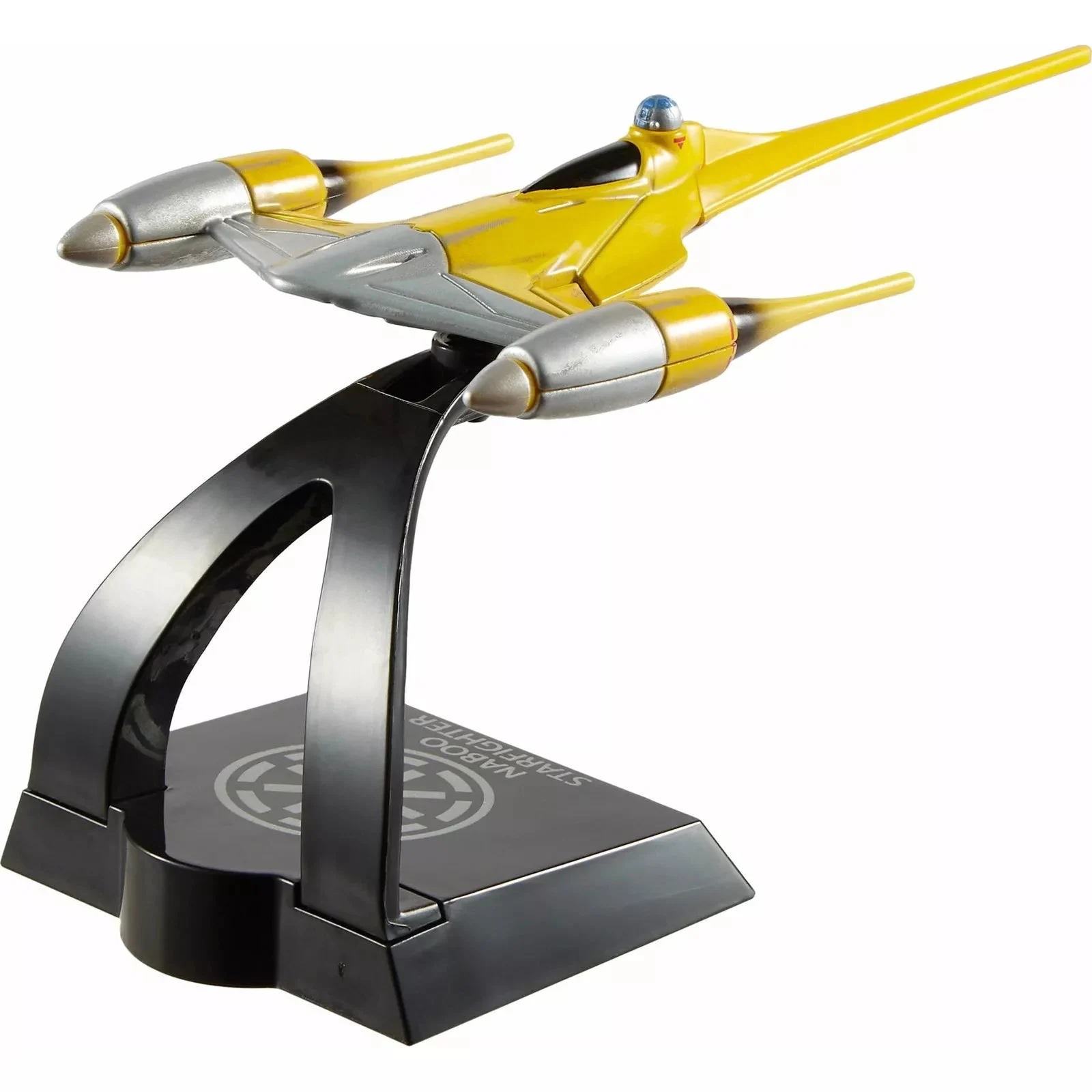 Hot Wheels Star Wars Naboo Starfighter 1/50 Scale Diecast Model - Mattel