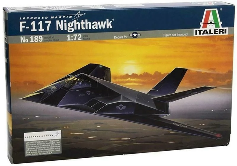 Lockheed Martin F-117A Nighthawk 1/72 Scale Plastic Model Kit