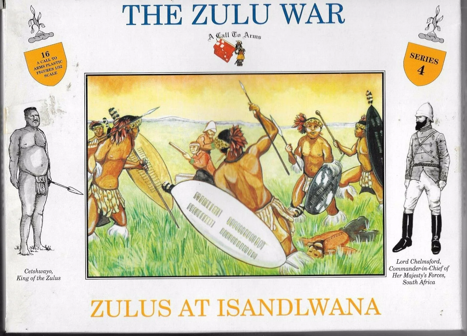 Zulus At Isandlwana 1/32 (54 mm) Scale Model Plastic Figures - A Call To Arms