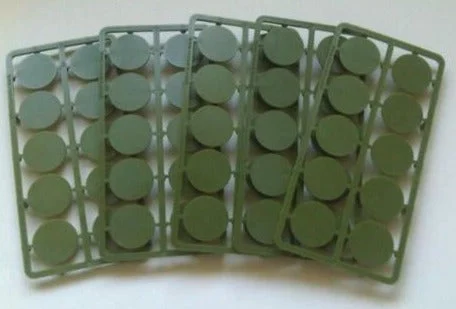25 mm Round Plastic Bases (50) - Renedra Limited