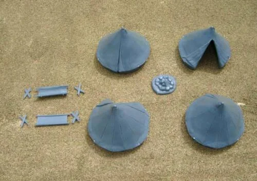 Bell Tents 28 mm Scale Scenery - Renedra Limited