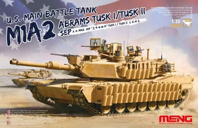Meng Model TS026: US Mbt M1A2 Abrams Tusk I 1:35 - Meng Models
