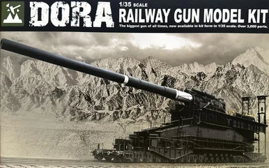 1/35 Soar Art Dora Railgun Plastic Model Kit