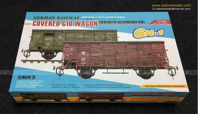 1/35 Sabre Model German Railway COVERED G10 WAGON (6N in 1)