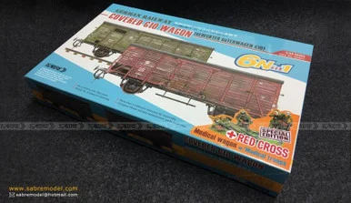 1/35 Sabre Model German COVERED G10 WAGON Red Cross Special Edition