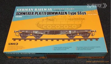 1/35 Sabre Model German Railway SCHWERER PLATTFORMWAGEN Typ Ssys