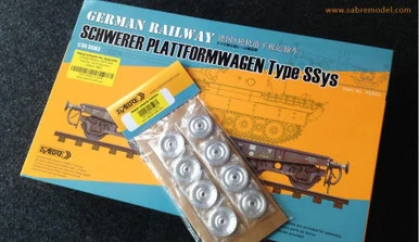 1/35 Sabre Model German Railway SCHWERER PLATTFORMWAGEN