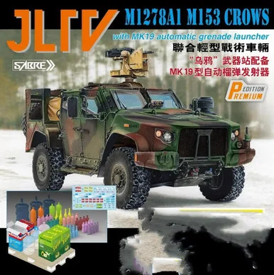 1/35 Sabre Model JLTV M1278A1 M153 CROWS with MK19 automatic grenade launcher Premium Edition