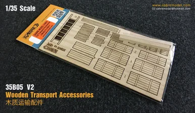 1/35 Sabre Model Wooden Transport Accessories