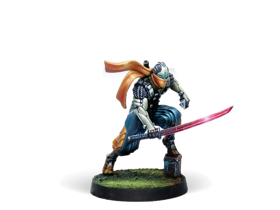 Infinity NA2 Saito Tōgan Mercenary Ninja (Combi Rifle) Miniature Game Figure - Corvus Belli