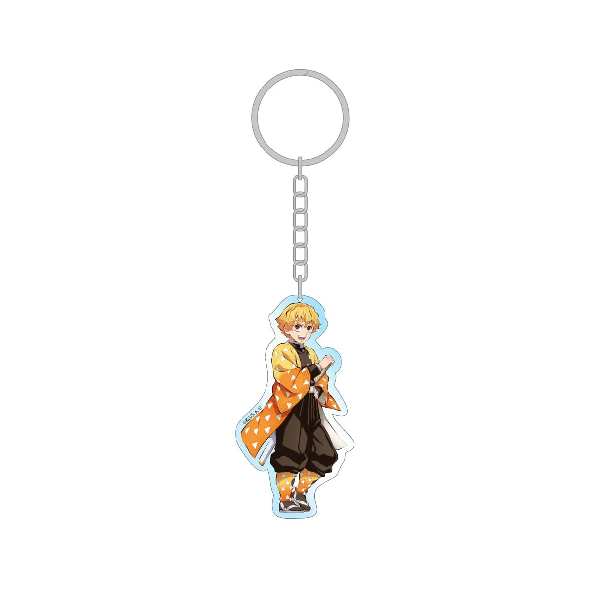 Demon Slayer: Kimetsu no Yaiba keychain Zenitsu Holographic 7 cm - Sakami Merchandise