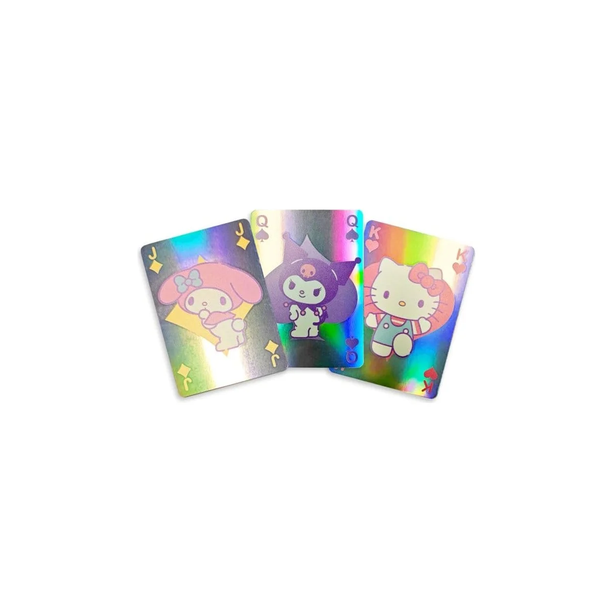 Sanrio Hello Kitty & Friends Cupcake French-suited Holographic Playing Cards