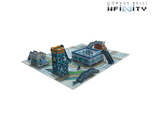 Infinity Sálvora Technopole Scenery Expansion Pack - Corvus Belli