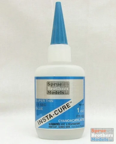 SBMBSI102 SB Models Insta-Cure Super Thin Cyanoacrylate (CA) Glue 1oz #BSI102