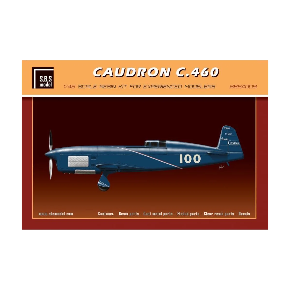 Caudron C.460 Model kit - SBS Model