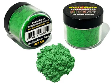 Squadron Pigments Medium Green Parrot 20g - Squadron Colors