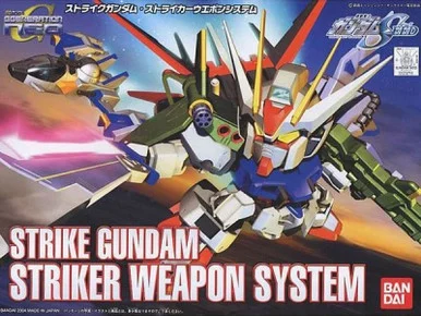 Bandai 5057416 SD BB #259 Strike Gundam Striker Weapon System