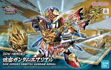 Bandai 5065723 SDW Heroes #35 Onmitsu Gundam Aerial Model Kit