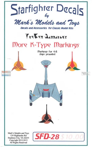 SFD00028 Starfighter Decals - More K-Type Markings