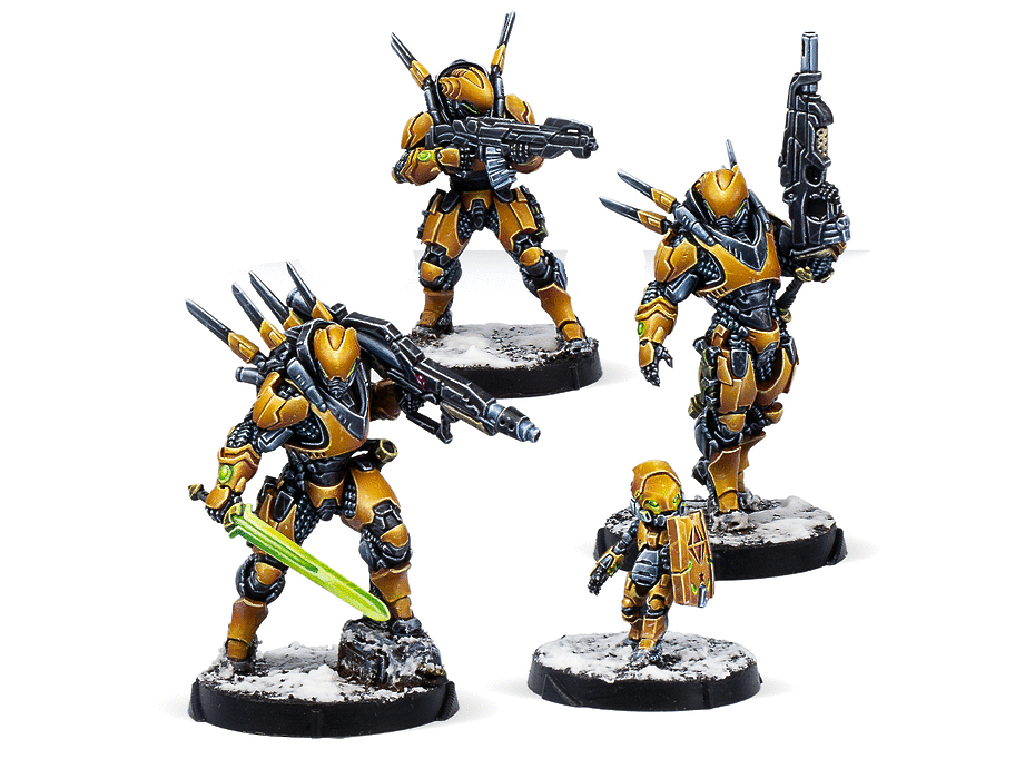Infinity Yu Jing Shang Ji Invincibles Miniature Game Figures - Corvus Belli