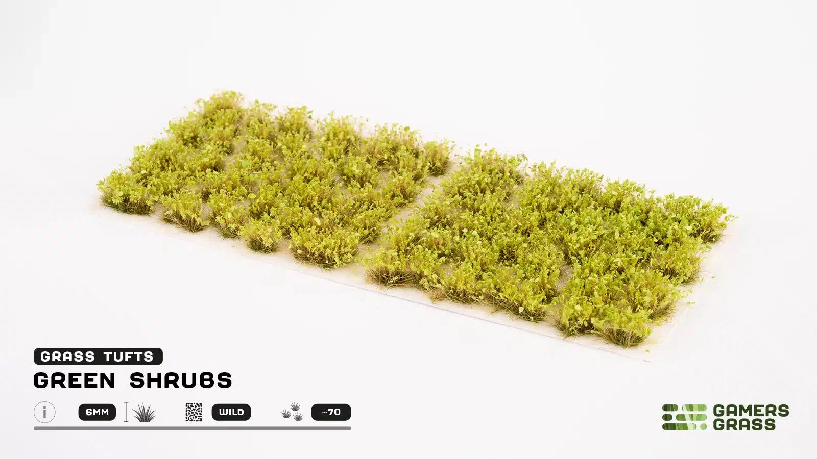 Green Shrubs Tuft Set 6mm - Gamers Grass