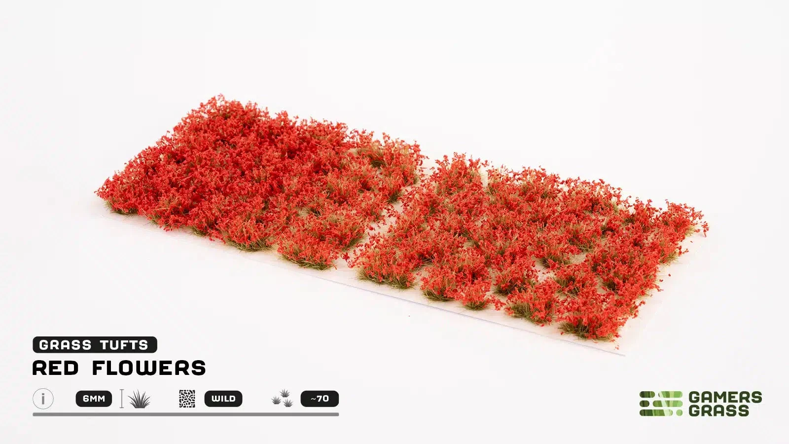 Red Flowers Tuft Set 6mm - Gamers Grass