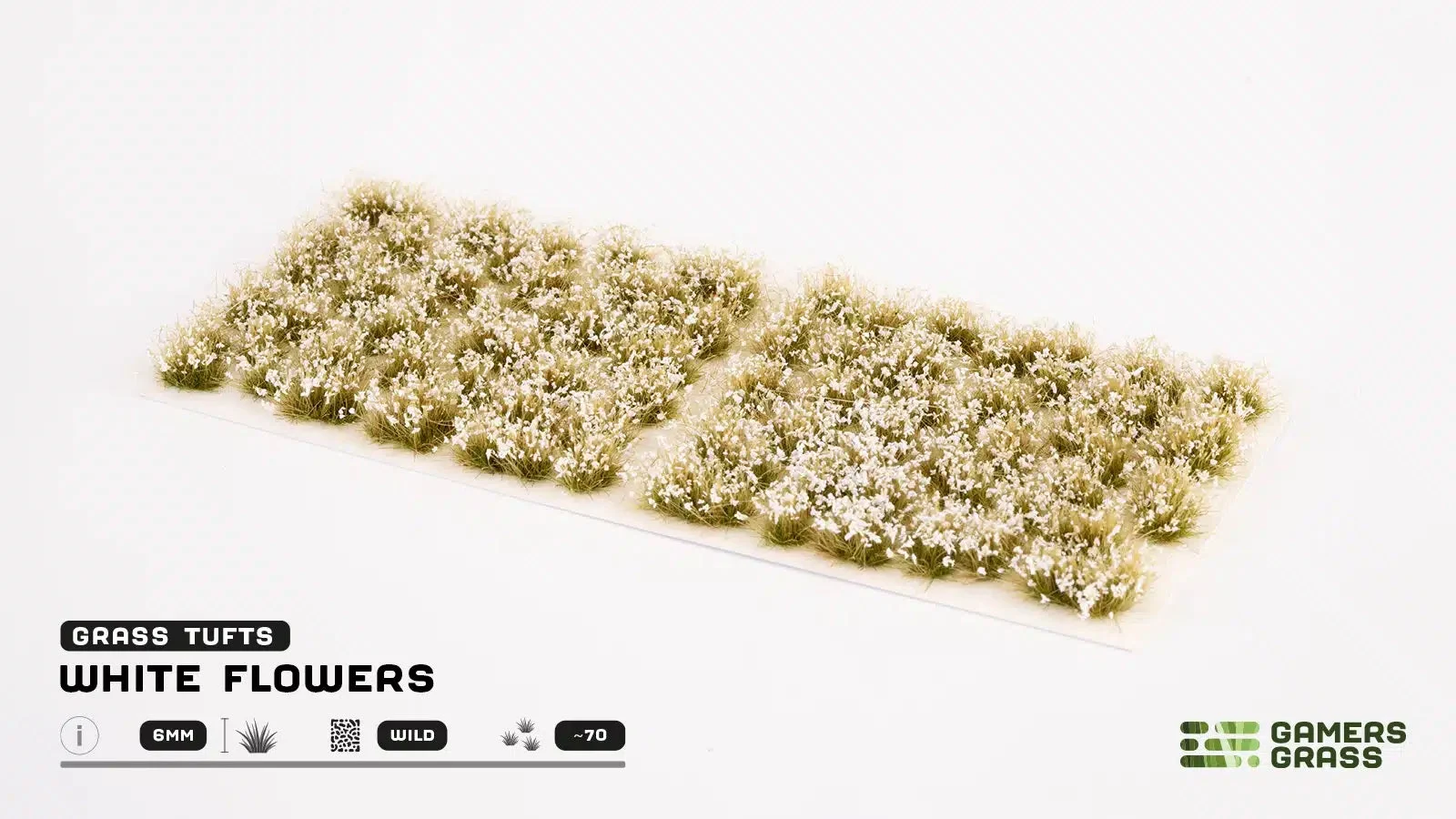 White Flowers Tuft Set 6mm - Gamers Grass