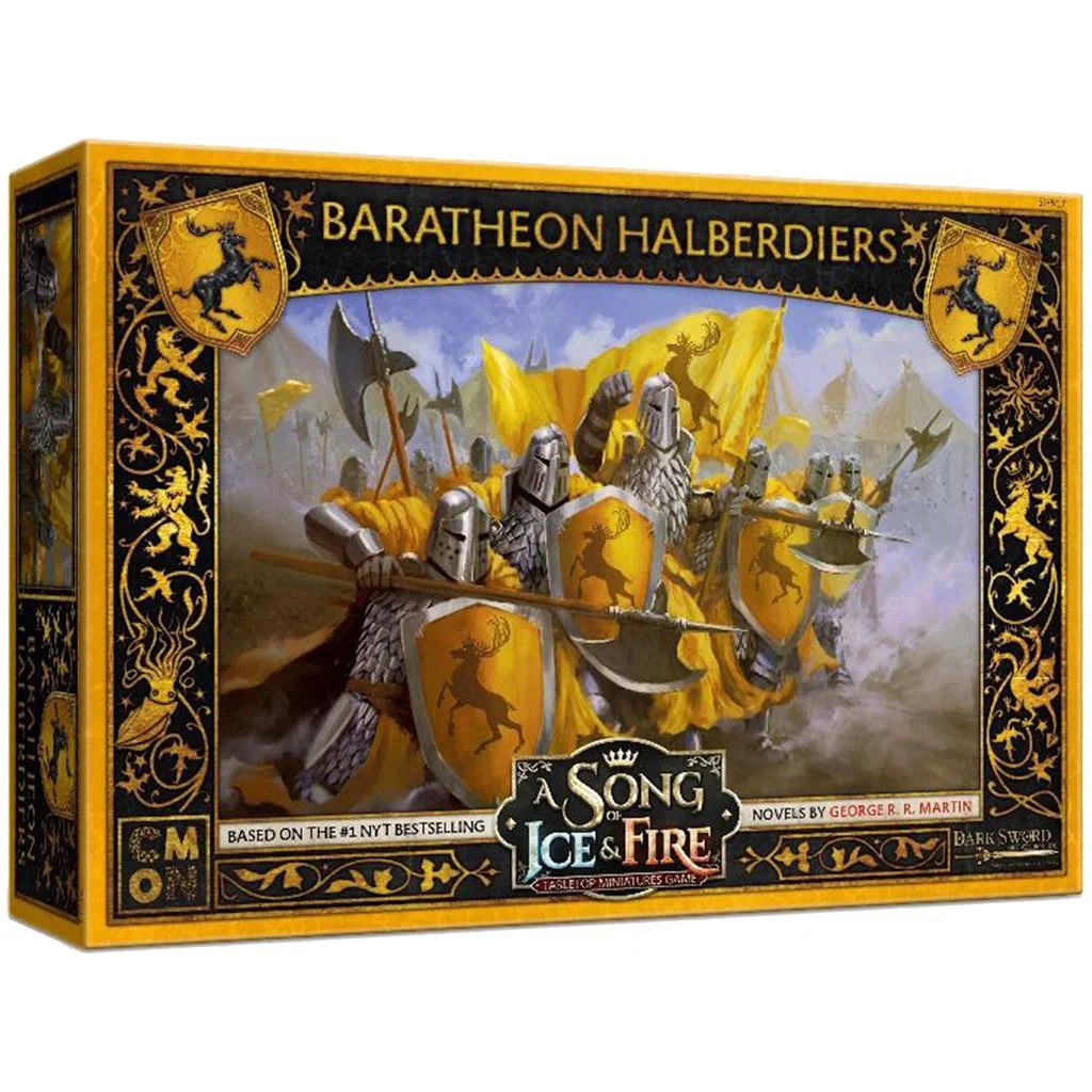 A Song of Ice & Fire House Baratheon Halberdiers Miniatures - CMON