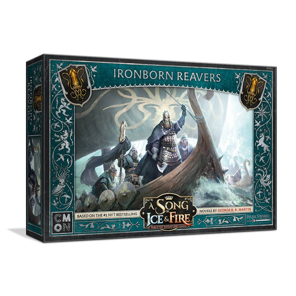 A Song of Ice & Fire House Greyjoy Ironborn Reavers Miniatures - CMON