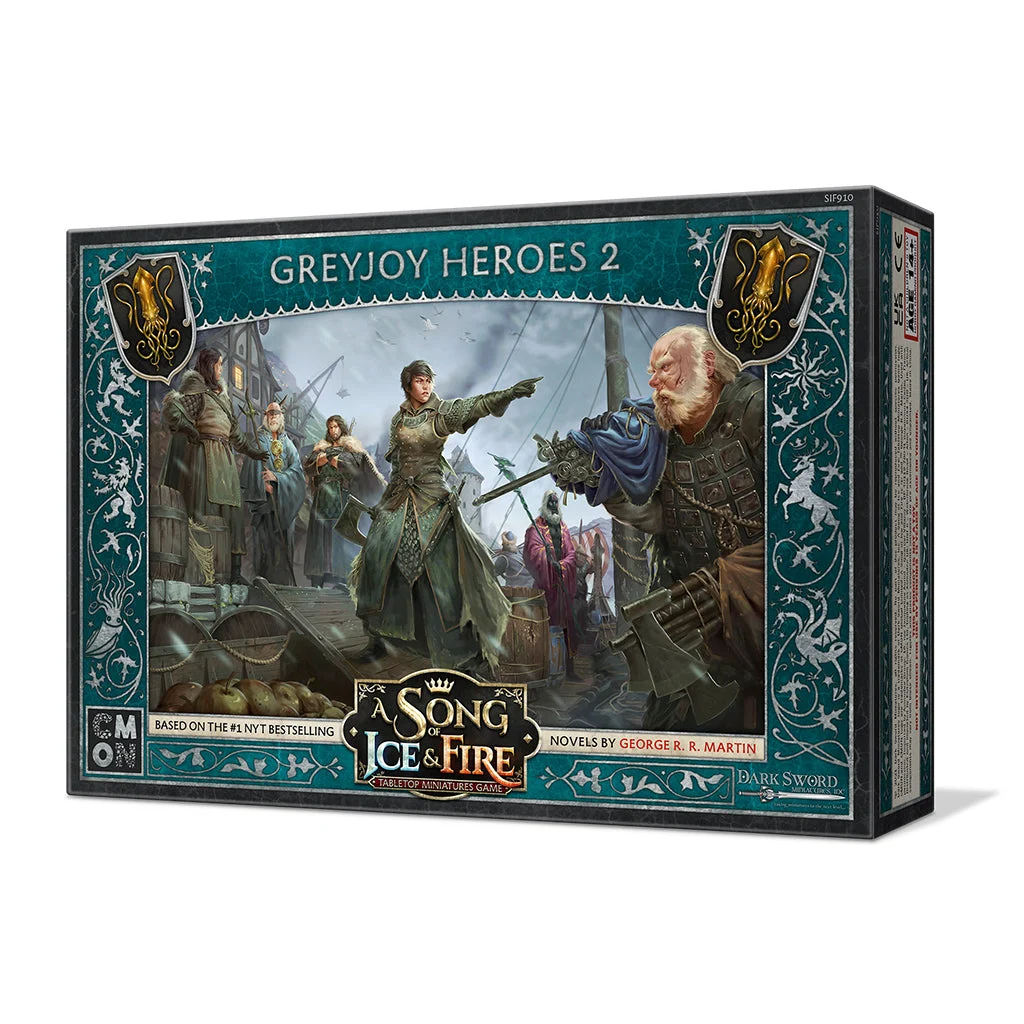 A Song of Ice & Fire House Greyjoy Heroes #2 Miniatures - CMON