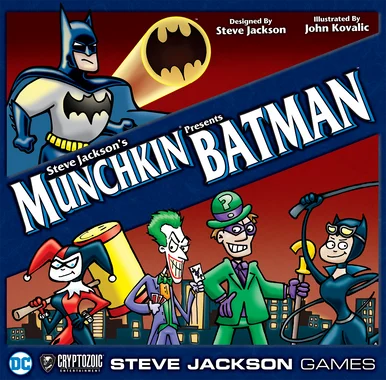 Steve Jackson Games SJG4441 Muchkin Presents Batman