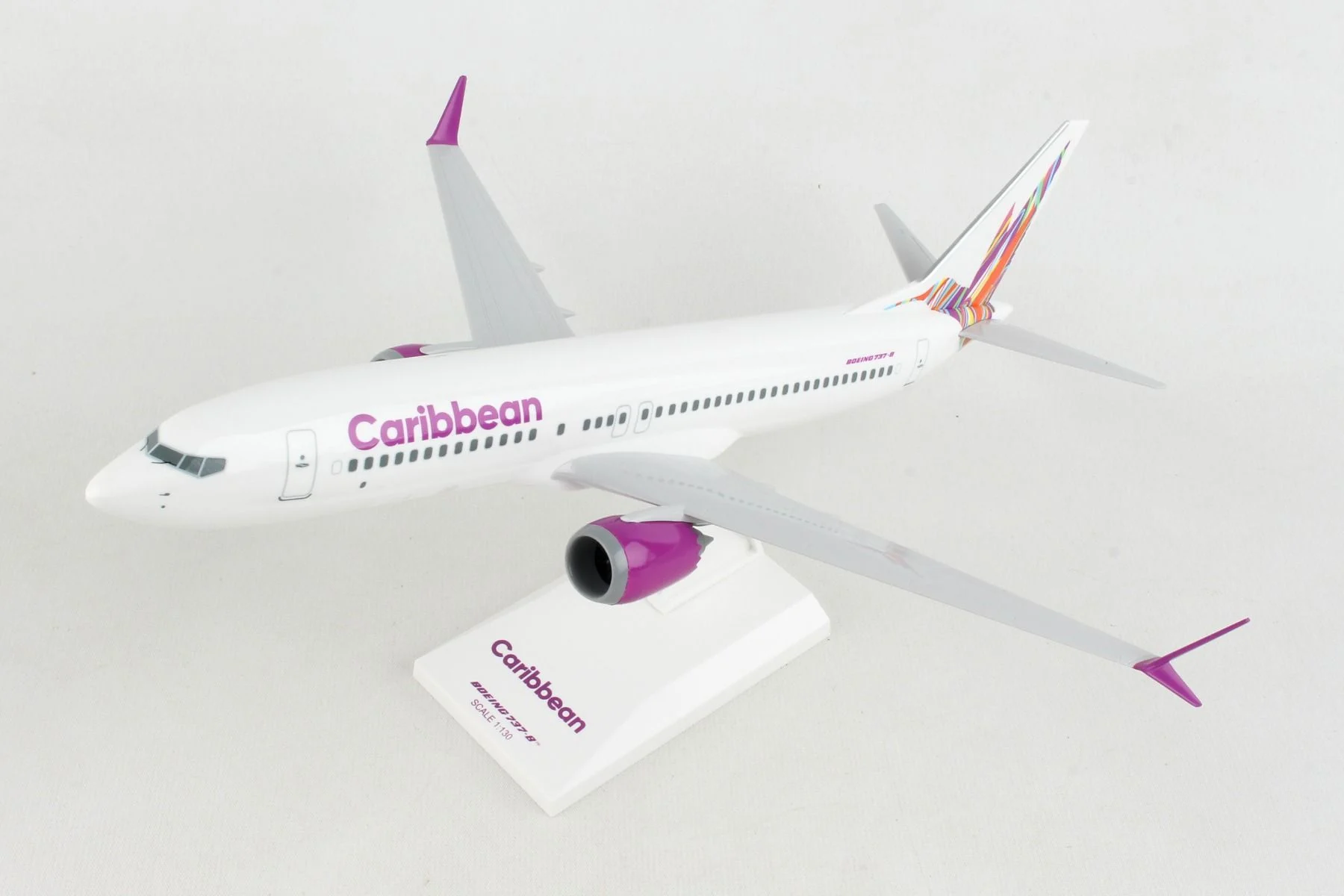 Boeing 737 MAX 8 Caribbean Airlines 1:130 Scale Model - Skymarks